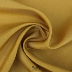 pongé organza 100% soie de luxe fluide et opaque safran