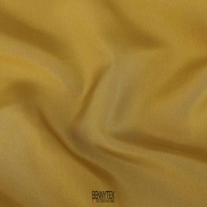 pongé organza 100% soie de luxe fluide et opaque safran