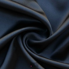 satin de soie 16 mommes haute couture gris anthracite