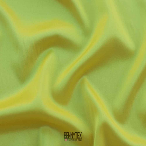 satin de soie 16 mommes haute coutute jaune citron