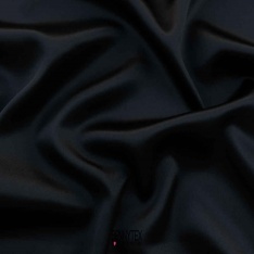 satin de soie 16 mommes haute couture noir corbeau