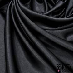 Satin Polyester Elasthanne Noir