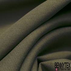 Coupon 3 m Cupro Viscose effet Peau de Pêche Kaki