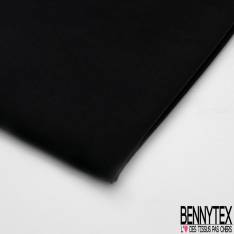 Coupon 3 m Cupro Viscose effet Peau de Pêche Noir