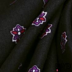 Coton Imprimé Provençale fond Gris Souris