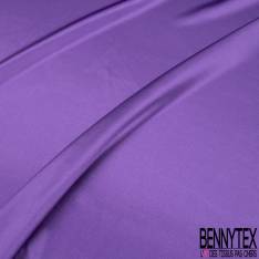 Satin Polyester Elasthanne Purple