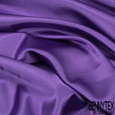 Satin Polyester Elasthanne Purple