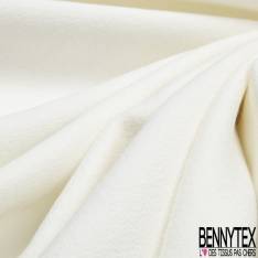 Coupon 3m Double Crêpe Polyester Elasthanne Uni Mastique