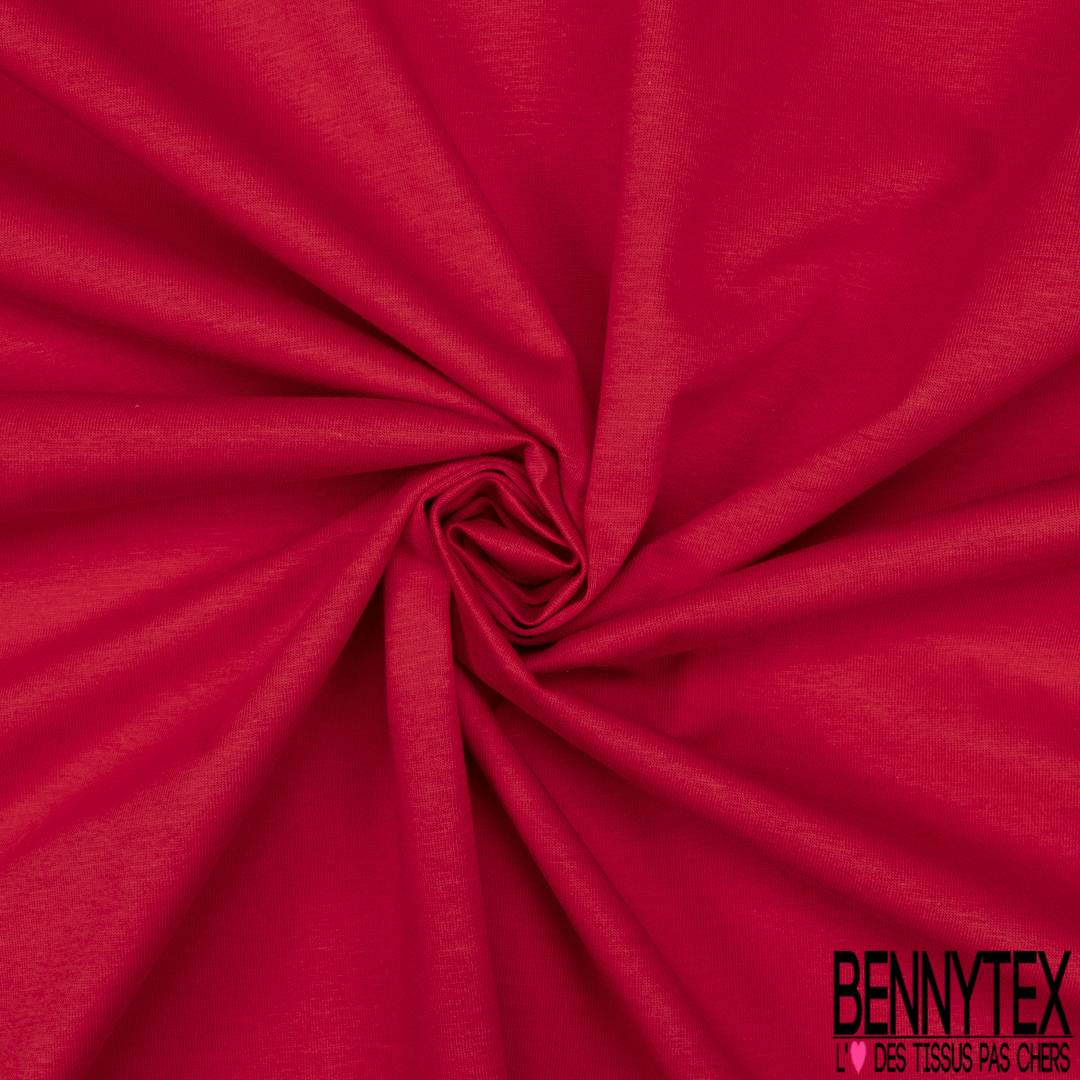 Tissu PUL Rouge Sur Ivoire – Imperméable Et Résistant – Au Mètre (Largeur 165 Cm)