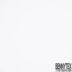 Popeline Coton Blanche (Lycra) - QUALITE PREMIUM