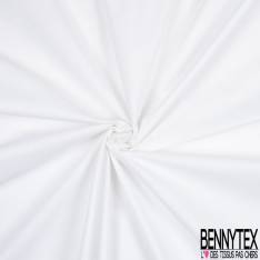 Popeline Coton Blanche (Lycra) - QUALITE PREMIUM