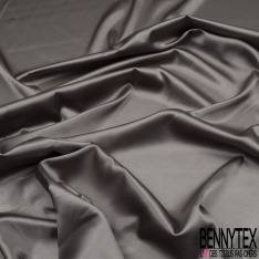 Satin Polyester Elasthanne Taupe