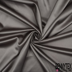 Satin Polyester Elasthanne Taupe