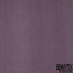 Mousseline nuage satiné uni violet colombin