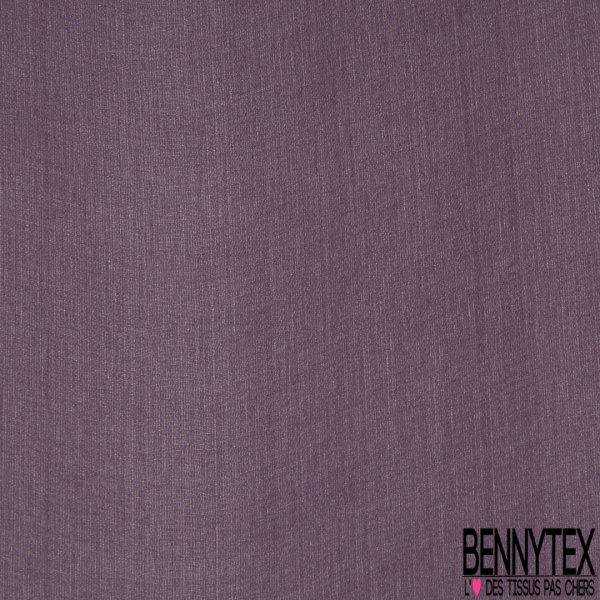 Mousseline nuage satiné uni violet colombin