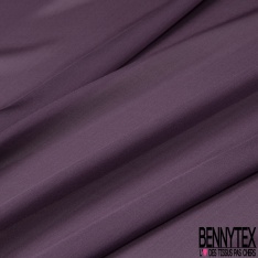 Mousseline nuage satiné uni violet colombin