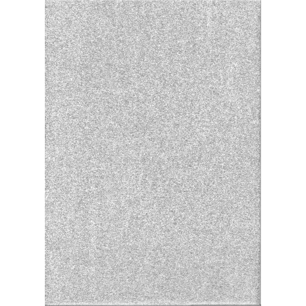 Coton Enduit Impression Glitter Argent Fond Ecru Coton Enduit Impression Glitter Argent Fond Ecru