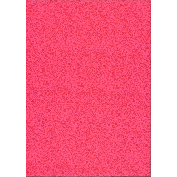 Coton Enduit Impression Fleur de sel Rose Coton Enduit Impression Fleur de sel Rose