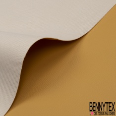 Simili Cuir matte Couleur vanille pale