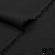 Crêpe Polyester Georgette Uni Noir