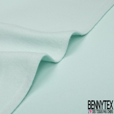 Molleton Gratté Uni Bleu Pastel