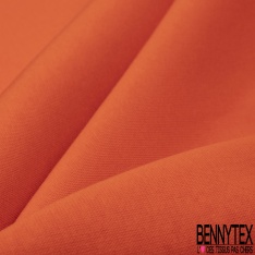 Molleton Gratté Uni Orange Vif