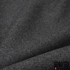 Laine Double Face Gris chiné et Gris souris