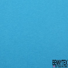 Molleton Gratté Double Face Uni Bleu Lagon