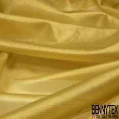Mousseline de soie Moutarde paillette Gold