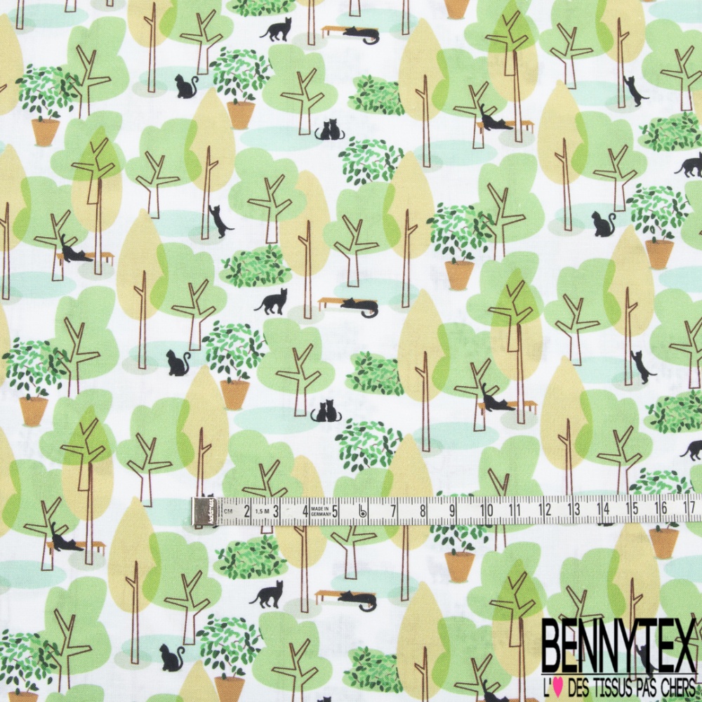 Coton Imprime Petit Chat Noir Dans La Foret Fond Blanc Bennytex Vente De Tissus Pas Cher Au Metre Coton Imprime Petit Chat Noir Dans La Foret Fond Blanc Bennytex Vente De Tissus Pas Cher Au Metre