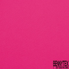 Coupon 3m Crêpe Polyester Elasthanne Uni Rose Fluo
