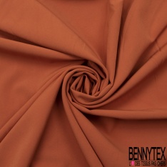 Coupon 3m Crêpe Polyester Elasthanne Uni Orange Brulé