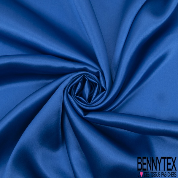 Satin De Soie 19 Momme Couleur Bleu Roi Bennytex Vente De Tissus Pas Cher Au Metre