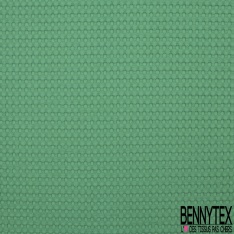 Coton Nid d'Abeille Piqué Bubble Gaufré XL Menthe