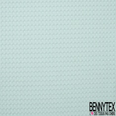 Coton Nid d'Abeille Piqué Bubble Gaufré XL Bleu Givré