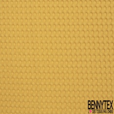 Coton Nid d'Abeille Piqué Bubble Gaufré XL Bouton d'Or