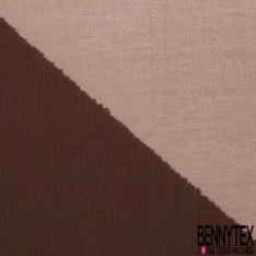 Mousseline de Soie Changeante Rouge Beige