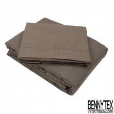 Housse de Couette Unie Bitume