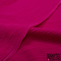 Coton Double Gaze Uni Fuchsia