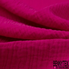 Coton Double Gaze Uni Fuchsia