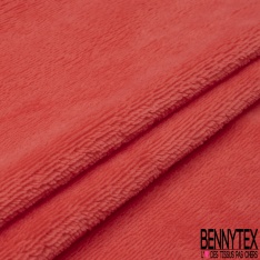 Eponge Serviette Bambou Corail Vif