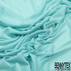 Coupon 3m Maille Jersey Ajourée Gaufrée polyester effet Rayure Horizontale Torsade Blanc Transparent
