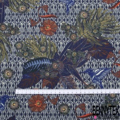 Maille Crêpée Elasthanne motif Rayure Horizontale Embossée ton sur ton Charbon Paillette irisée