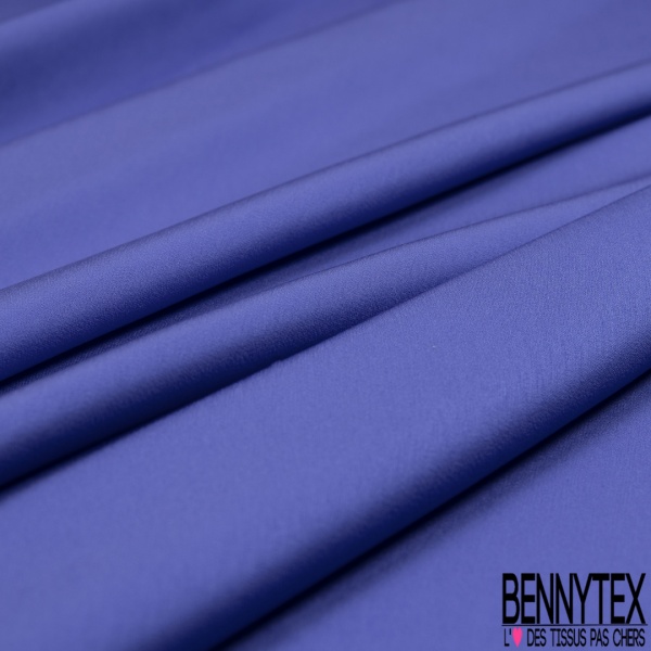 Satin Polyester Fin Touché Soie Bleu Sarcelle