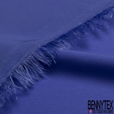 Satin Polyester Fin Touché Soie Bleu Sarcelle