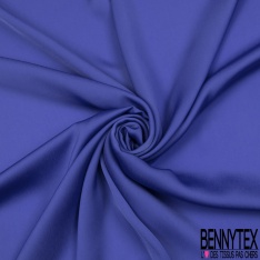 Satin Polyester Fin Touché Soie Bleu Sarcelle