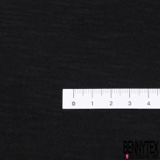 Jersey Coton Uni Chiné Blanc Bleu Céleste