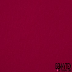 Crêpe Polyester Elasthanne Fluide Uni Rose Fuschia