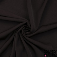 Microfibre lourde double face effet froissé acajou foncé