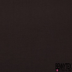Lin Viscose fluide brun chocolat